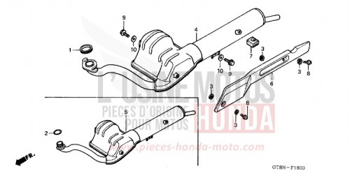SILENCIEUX D'ECHAPPEMENT PK50N de 1992